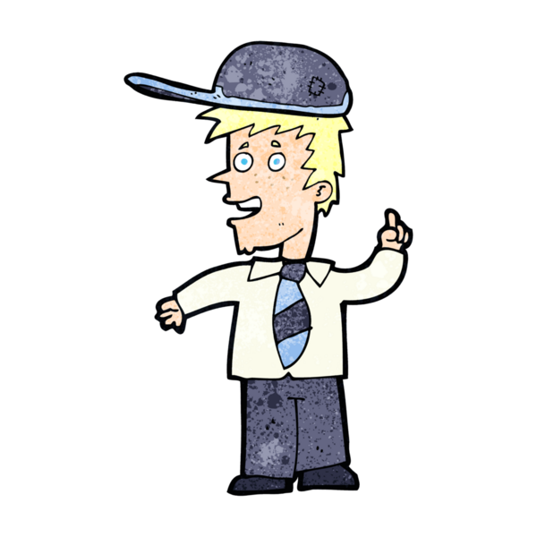 Bir insan tarafından çizilmiş çizgi film çocuğu.