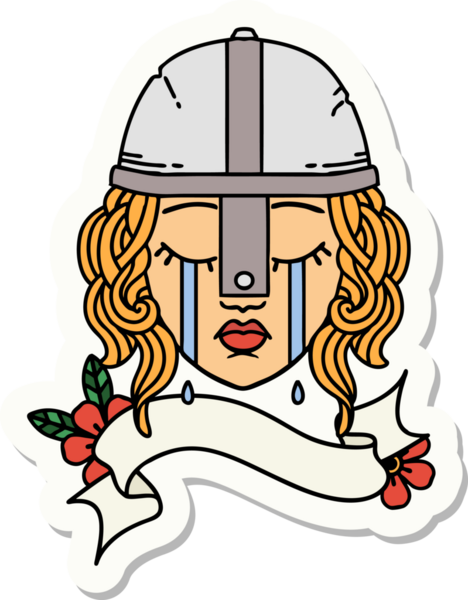 Bir insan tarafından çizilmiş insan dövüşçüsünün çıkartması.