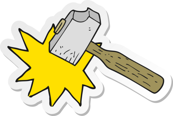 Bir insan tarafından çizilmiş karikatür sopası.