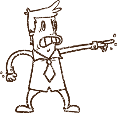 Stresli Kömür Adam Bir insan tarafından çizilmiş