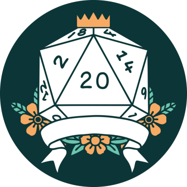 Bir insan tarafından çizilen 20 kritik vuruşun simgesi