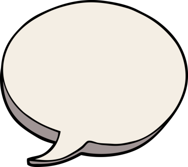 bir insan tarafından çizilmiş karalama ifade kabarcığı