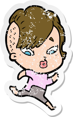 Bir çizgi filmin sıkıntılı çıkartması bilim kurgu kıyafetleriyle bir insan tarafından çizilmiş kızı şaşırttı.