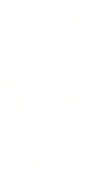 Bir insan tarafından çizilen Mutlu Robot Tebeşiri