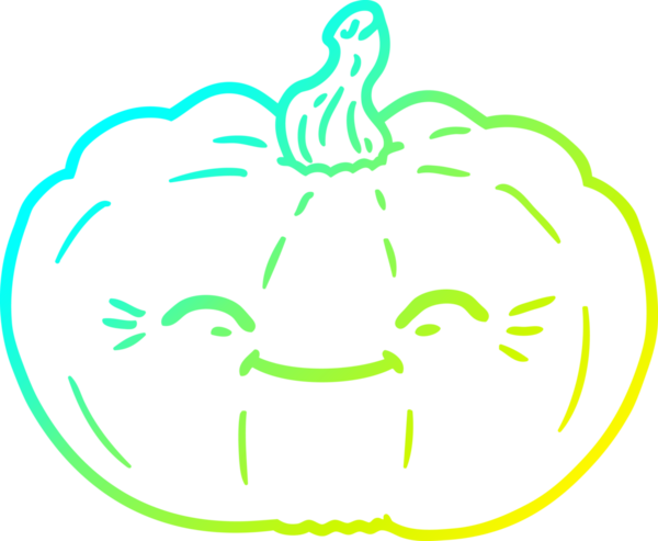 Bir insan tarafından çizilmiş bir çizgi balkabağı çizimi.