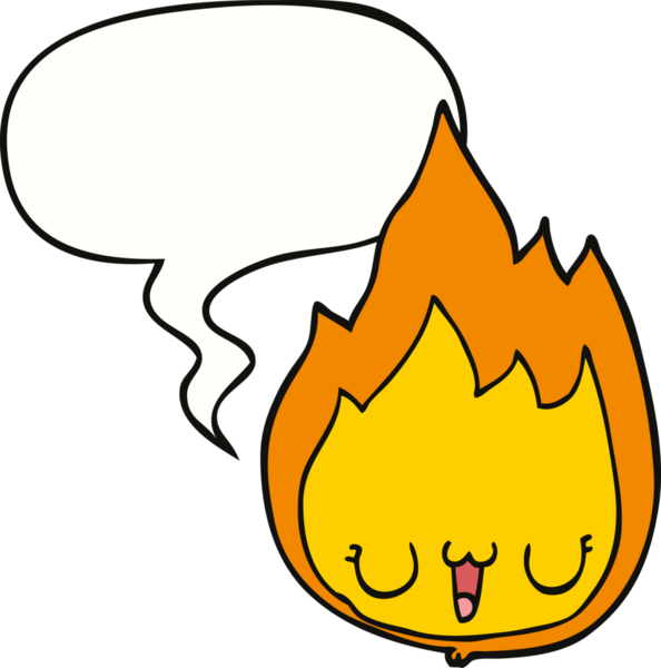 bir insan tarafından çizilmiş yüzlü karikatür alevi.