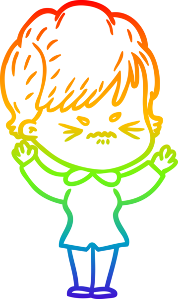 Bir insan tarafından çizilmiş karikatür çizimi.