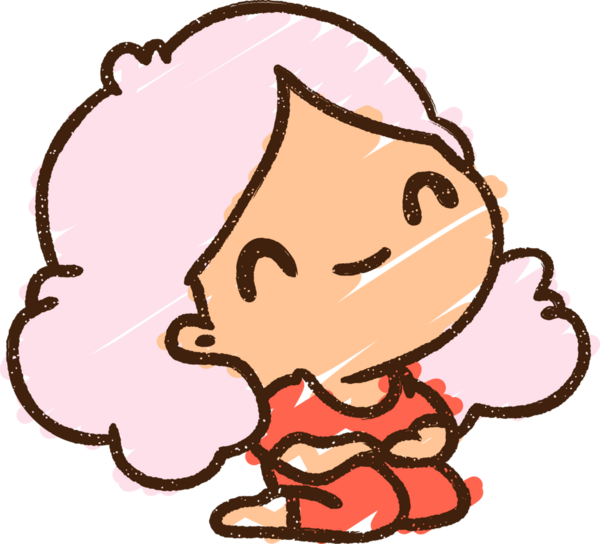 Bir insan tarafından çizilen Mutlu Kadın Tebeşiri