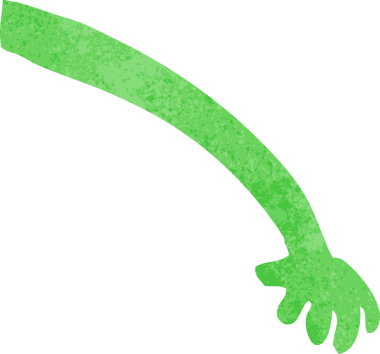 Bir insan tarafından çizilmiş uzaylı kolu.