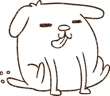 Köpek Kazıma Kömürü Bir insan tarafından çizilmiş