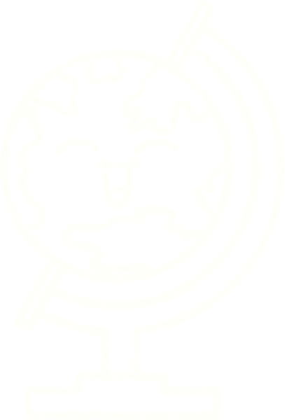 Bir insan tarafından çizilmiş Coğrafya Küre Tebeşiri