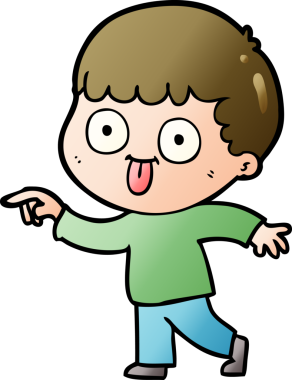 Bir insan tarafından çizilmiş çizgi film adamı.