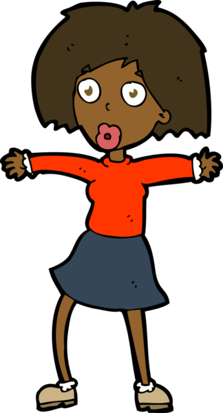 Bir insan tarafından çizilmiş bir karikatür.