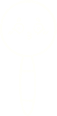 Bir insan tarafından çizilen Büyüteç Tebeşir Çizimi