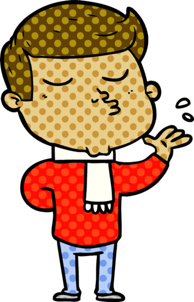 Bir insan tarafından çizilmiş karikatür mankeni adam.