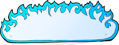 Bir insan tarafından çizilmiş karikatür, ürkütücü ateş sınırı.