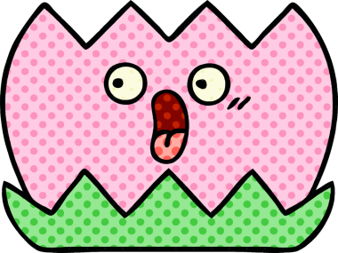 Bir insan tarafından çizilmiş bir nilüfer çiçeği çizgi filmi.