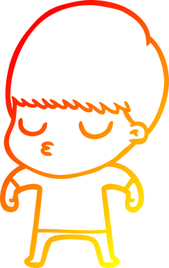 İnsan tarafından çizilmiş bir çizgi film karakteri çizimi.