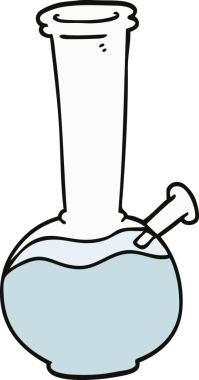 Bir insan tarafından çizilmiş karikatür nargilesi.