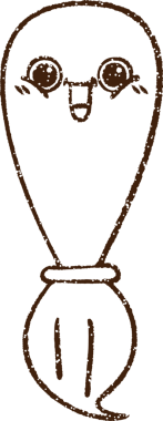 Bir insan tarafından çizilmiş Boya Fırçası Kömürü