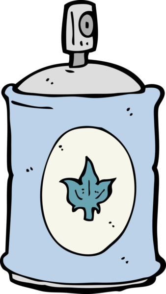 Bir insan tarafından çizilmiş karikatür parfümü.