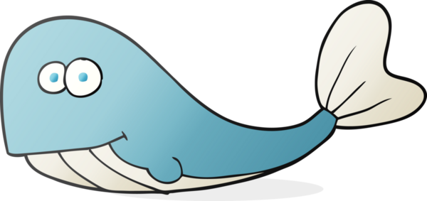 Bir insan tarafından çizilmiş serbest çizim balina.