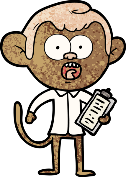 Bir insan tarafından çizilmiş bir karikatür.