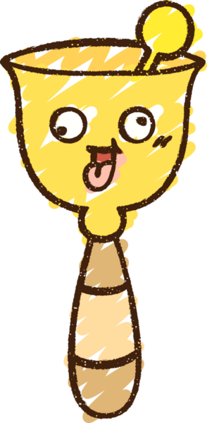 Bir insan tarafından çizilmiş çan tebeşiri