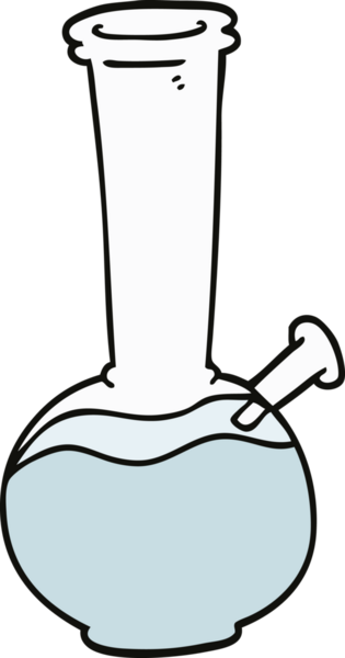 Bir insan tarafından çizilmiş karikatür nargilesi.