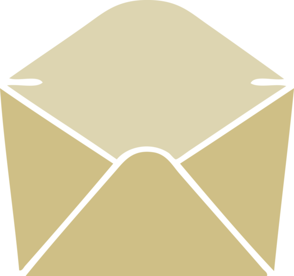 Bir insan tarafından çizilmiş garip bir karikatür zarfı.