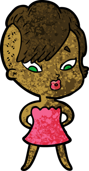 Bir insan tarafından çizilmiş bir karikatür.