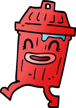 Bir insan tarafından çizilmiş karalama çöplüğü.