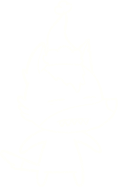 Bir insan tarafından çizilen Noel Kurdu Tebeşiri