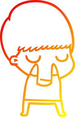 İnsan tarafından çizilmiş bir çizgi film karakteri çizimi.