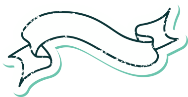 Bir insan tarafından çizilmiş bir pankartın sembolik dövmeli resmi