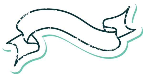 Bir insan tarafından çizilmiş bir pankartın sembolik dövmeli resmi