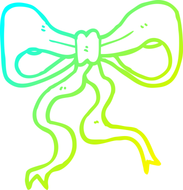 Bir insan tarafından çizilmiş bir çizgi filmin soğuk gradyan çizgisi.