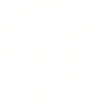 Bir insan tarafından çizilen Dünya Tebeşiri Gezegeni