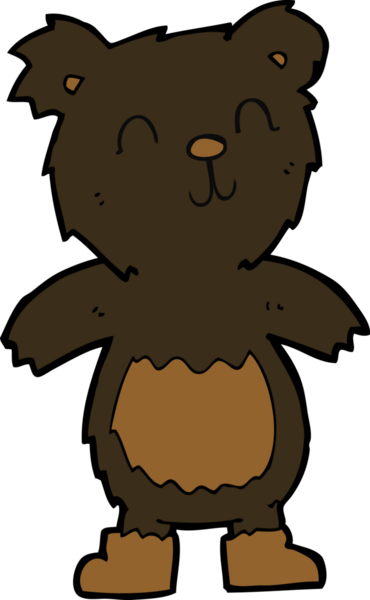 Bir insan tarafından çizilmiş oyuncak ayı.