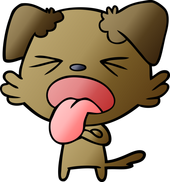 Bir insan tarafından çizilmiş iğrenç bir çizgi film.