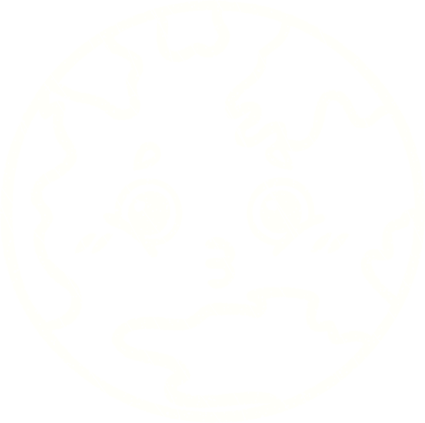 Bir insan tarafından çizilen Dünya Tebeşiri Gezegeni