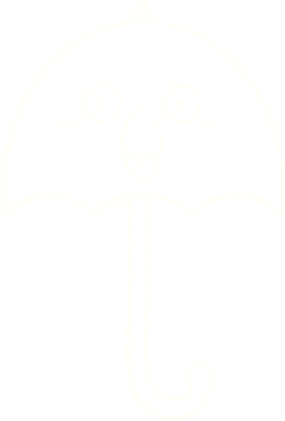 Bir insan tarafından çizilen Şemsiye Tebeşiri