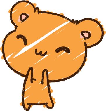 Bir insan tarafından çizilen Ayı Yavrusu Tebeşiri