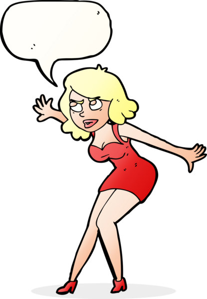 Bir insan tarafından çizilmiş konuşma balonu olan bir kadın casus.