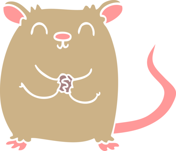 bir insan tarafından çizilmiş karalama faresi