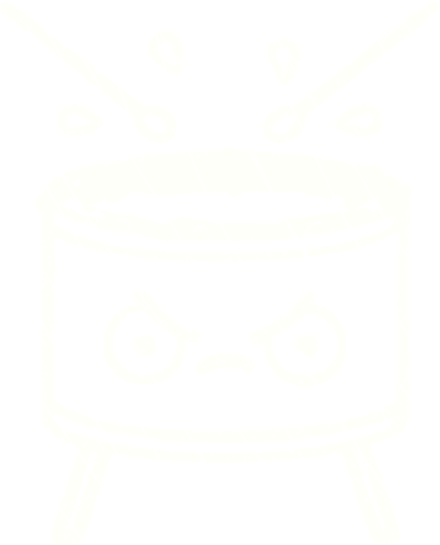 Bir insan tarafından çizilen Davul Tebeşiri Vurma