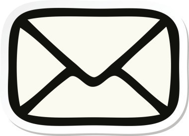 Bir insan tarafından çizilmiş şirin bir karikatür kağıdının etiketi.