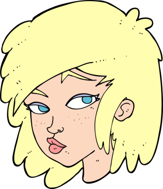 Karikatür meraklısı bir kadın tarafından çizilmiş