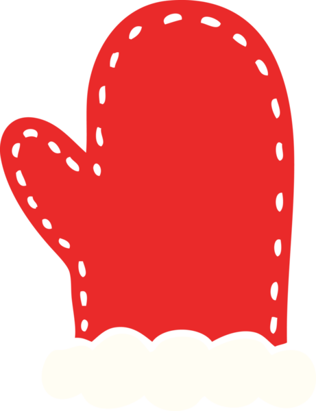 Bir insan tarafından çizilmiş karalama fırın eldivenleri.