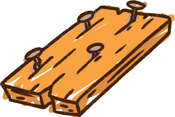 Ahşap Tebeşir Bir insan tarafından çizilmiş